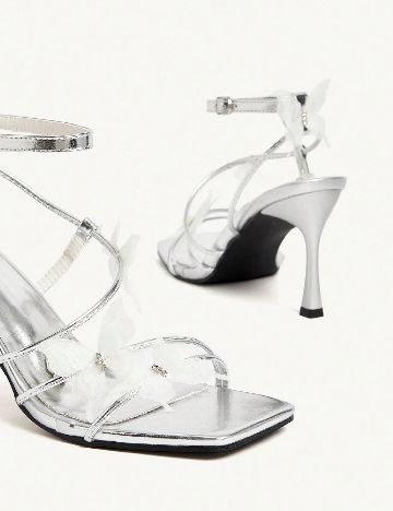 Sandale Cuccoo, argintiu