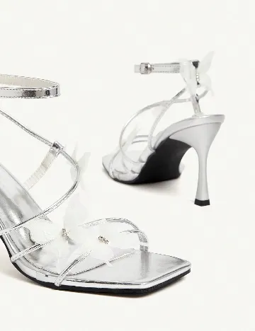 Sandale Cuccoo, argintiu