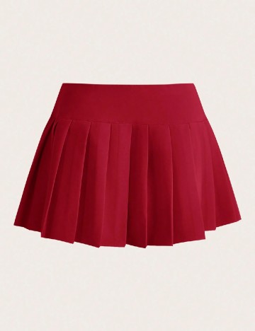 Fusta SHEIN CURVE, rosu