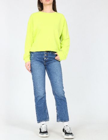 Bluza Oversize River Island, verde