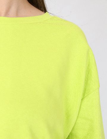 Bluza Oversize River Island, verde