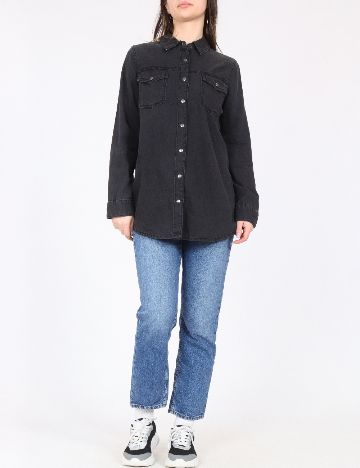 Camasa Oversize River Island, negru