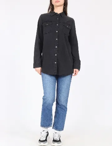 Camasa Oversize River Island, negru