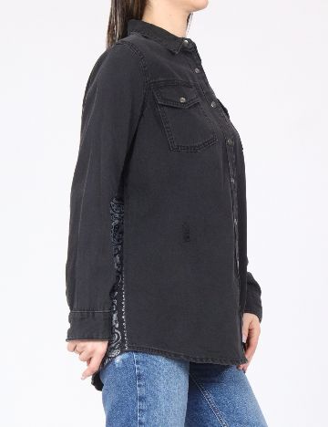 Camasa Oversize River Island, negru