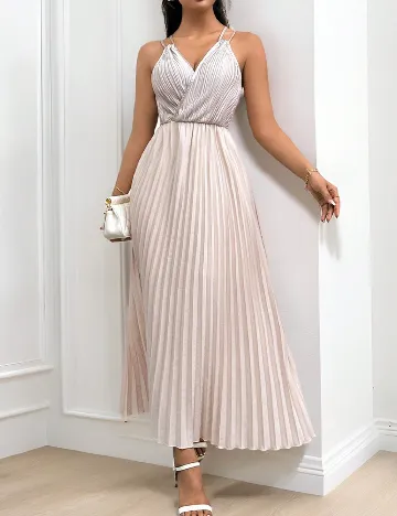 Rochie lunga SHEIN, crem