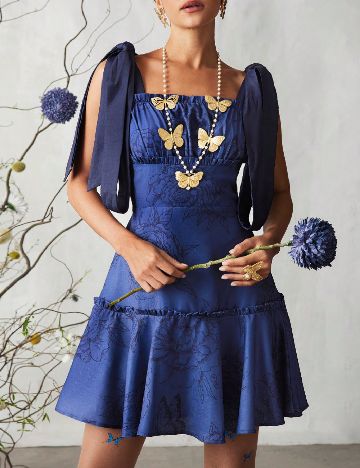 Rochie scurta SHEIN, albastru