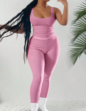 Compleu SHEIN CURVE, roz