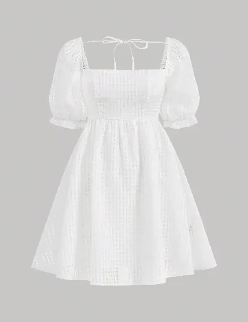 Rochie scurta SHEIN, alb