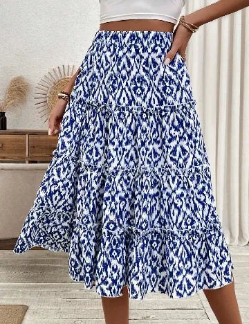 Fusta SHEIN, albastru