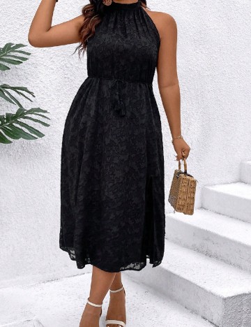 Rochie medie SHEIN CURVE, negru