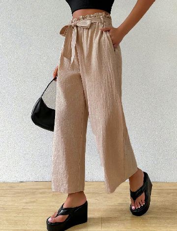 Pantaloni SHEIN, crem