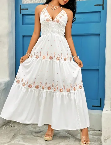 Rochie lunga SHEIN, alb