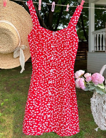 Rochie scurta SHEIN, rosu