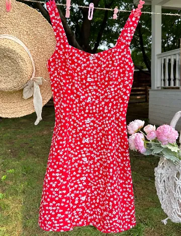 Rochie scurta SHEIN, rosu