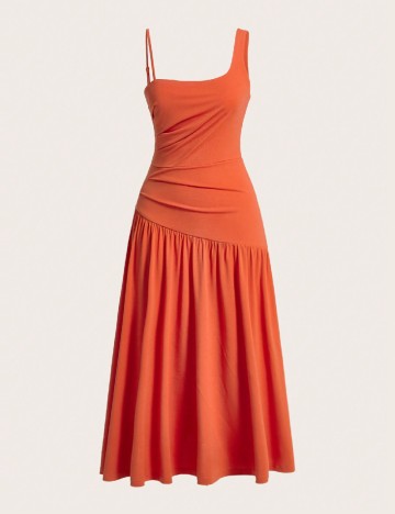 Rochie lunga SHEIN, portocaliu