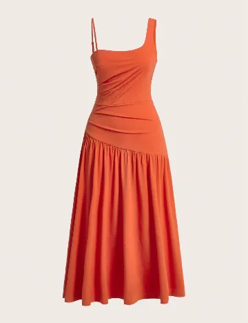 Rochie lunga SHEIN, portocaliu