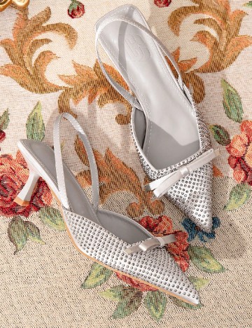 Pantofi Cuccoo, argintiu