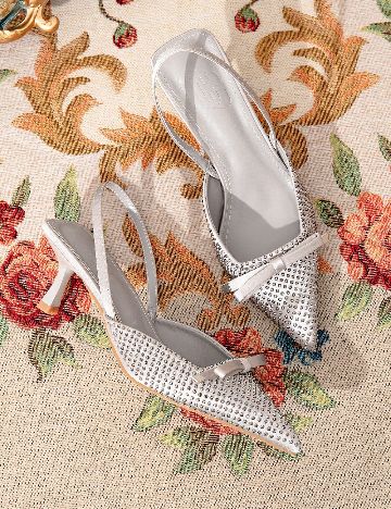 Pantofi Cuccoo, argintiu