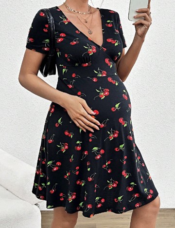 Rochie scurta SHEIN Maternity, mix culori