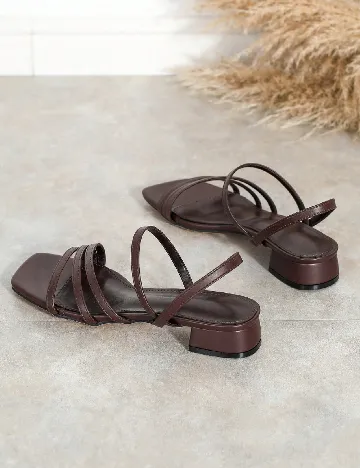 Sandale SHEIN, maro