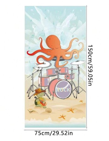 Prosop de plaja SHEIN, mix culori