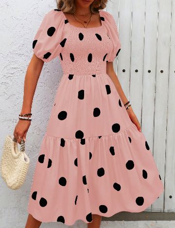 Rochie medie SHEIN, roz