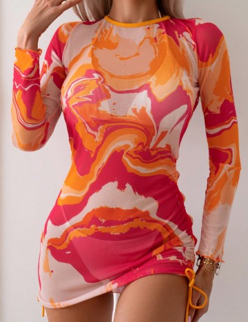 Rochie de plaja SHEIN, mix culori