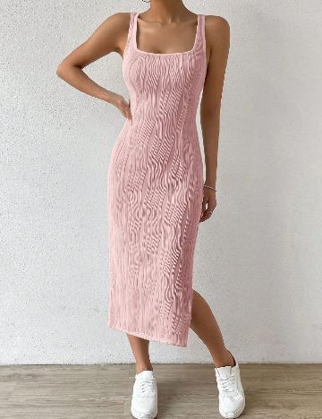 Rochie medie SHEIN, roz