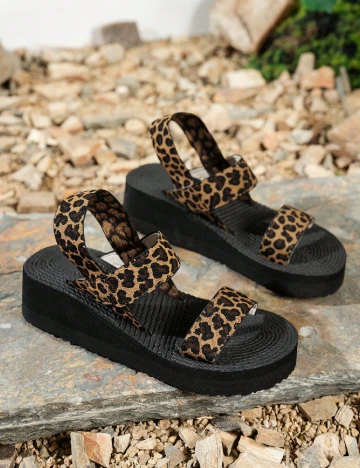 Sandale SHEIN, animal print