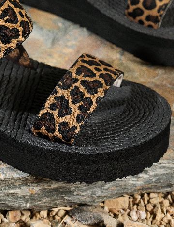 Sandale SHEIN, animal print