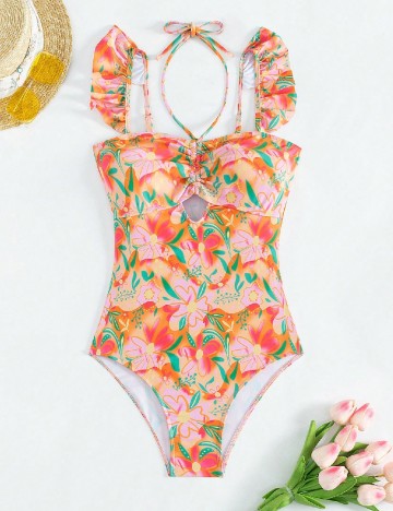 Costum de baie SHEIN, mix culori