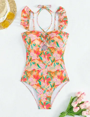 Costum de baie SHEIN, mix culori