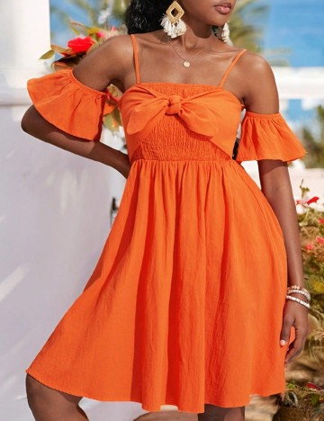 Rochie Shein Kids, portocaliu