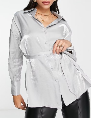 Camasa River Island, gri