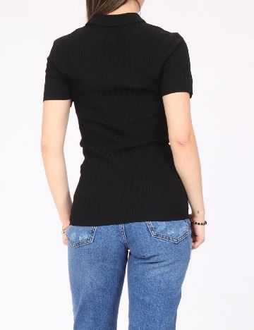 Tricou River Island, negru