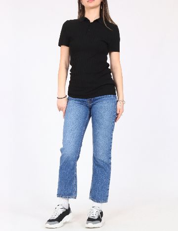 Tricou River Island, negru