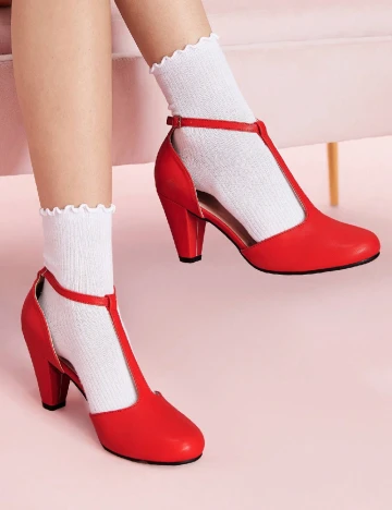 Pantofi Cuccoo, rosu