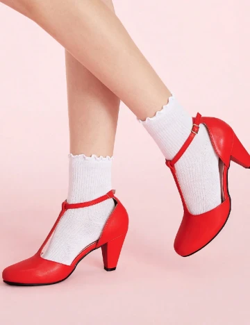 Pantofi Cuccoo, rosu