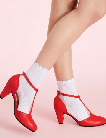 Pantofi Cuccoo, rosu