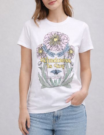 Tricou River Island, alb