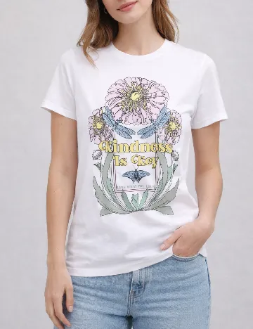 Tricou River Island, alb