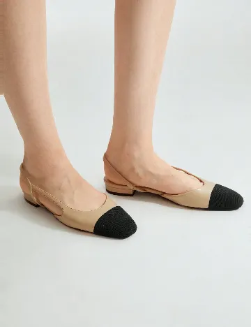 Pantofi MOTF, maro/negru