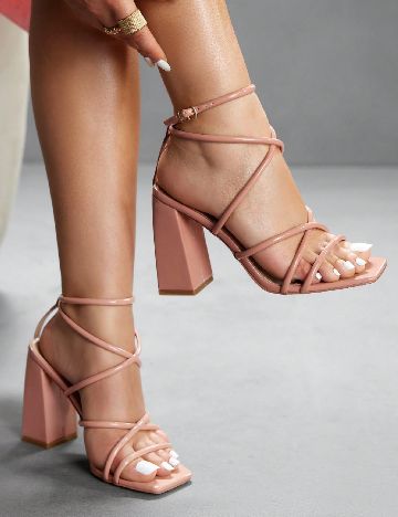 Sandale Cuccoo, roz pudra inchis
