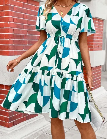 Rochie scurta SHEIN, mix culori