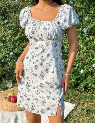 Rochie scurta SHEIN, alb