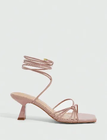 Sandale Cuccoo, roz pudra inchis