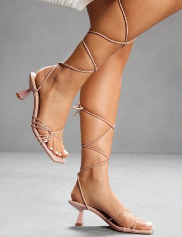 Sandale Cuccoo, roz pudra inchis