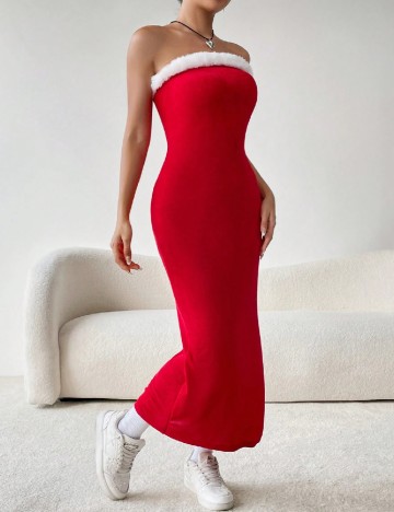 Rochie lunga SHEIN, rosu