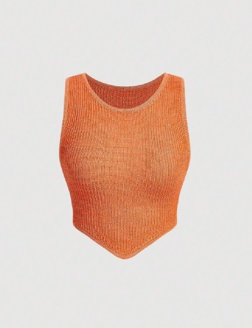 Top SHEIN, portocaliu