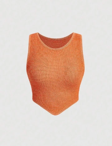 Top SHEIN, portocaliu